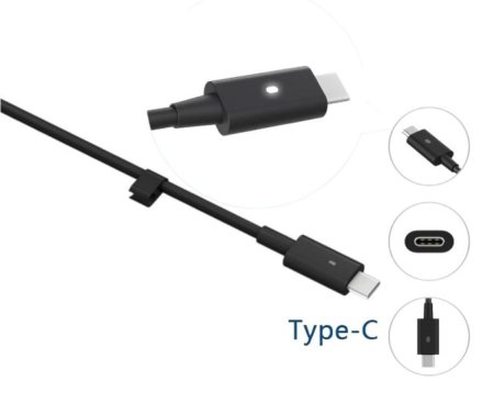 Genuine USB-C 100W Dell Latitude 5540 2023 AC Adapter Charger + Cable