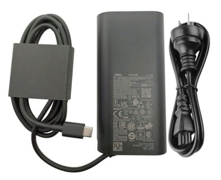 Genuine USB-C 100W Dell LA100PM220 AC Adapter Charger + Cable