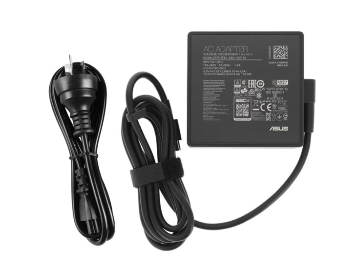 Genuine 100W USB-C Asus ROG Flow X13 GV301QH Charger AC Adapter + Free Cable - Click Image to Close