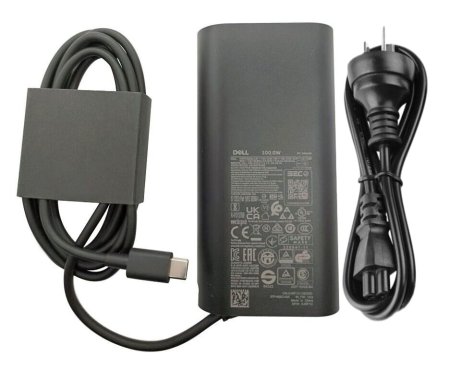 Genuine USB-C 100W Dell Latitude 7340 2-in-1 AC Adapter Charger + Cable