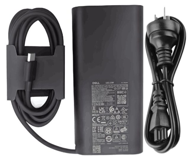 Original USB-C 165W Dell 0GXFW2 GXFW2 AC Adapter Charger + Cable