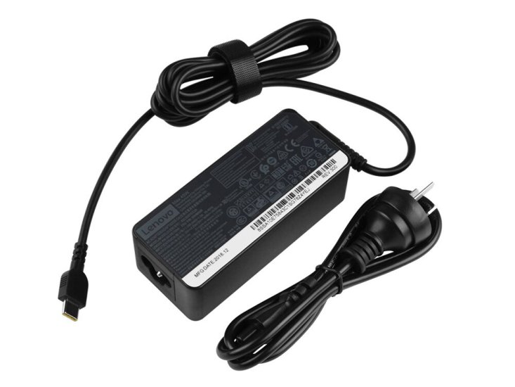 Original 45W USB-C Lenovo ThinkPad L590 20Q80002IX Adapter Charger + Free Cord