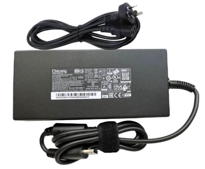 Original 20V 12A 240W MSI Alpha 17 C7VF-006US AC Adapter Charger + Cable