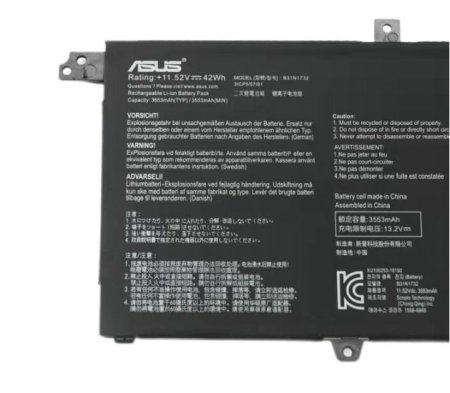 Original 3653mAh 42Wh Battery For Asus S4300UF S430FA