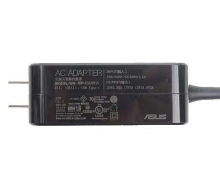 Genuine 65W USB-C Asus Chromebook Flip C214MA Charger AC Adapter