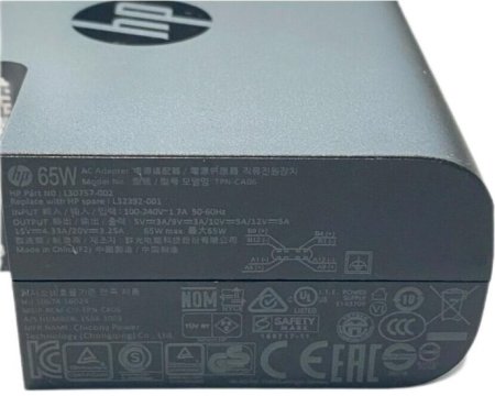 Genuine 65W USB-C HP EliteBook 735 G5 3ZG89EA Charger AC Adapter