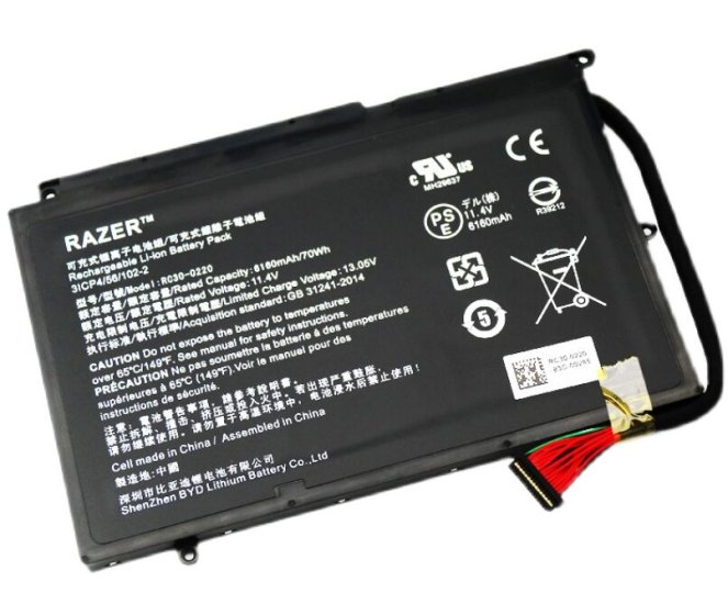 Original 6160mAh 70Wh Razer Blade Pro 17 RZ09-03148W02-R3W1 Battery