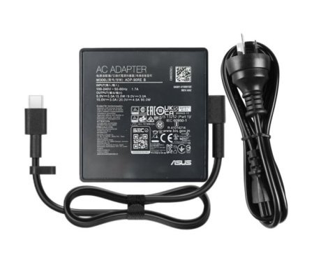 Original 90W Type-C Asus ADP-90RE B Adapter Charger + Power Cable