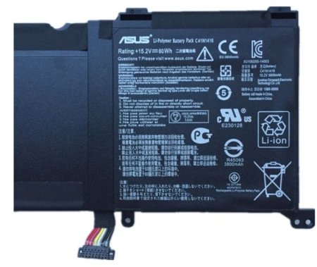 Original 4-Cell 60Wh Asus UX501JW-FI177T Battery