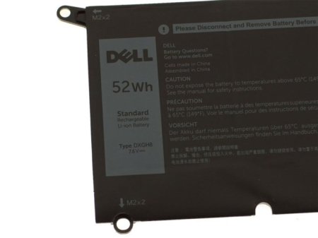 Original 6500mAh 52Wh Dell XPS 13 9370-CRGRM Battery