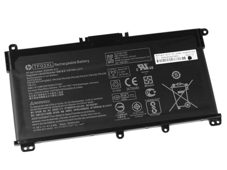 Original 41.9Wh 3630mAh HP Pavilion 15-cc124tx 15-cc126tx Battery