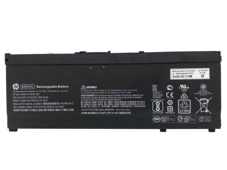 Original 70.07Wh HP Pavilion Power 15-cb086no 15-cb086tx Battery