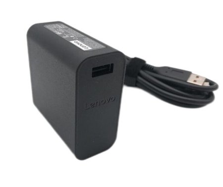 Original 65W Lenovo Yoga 700-14ISK 80QD005BAU Charger + USB Cable