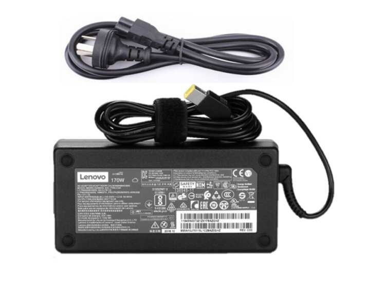 Original 170W Lenovo ThinkPad P52 20M90021US AC Adapter + Free Cord