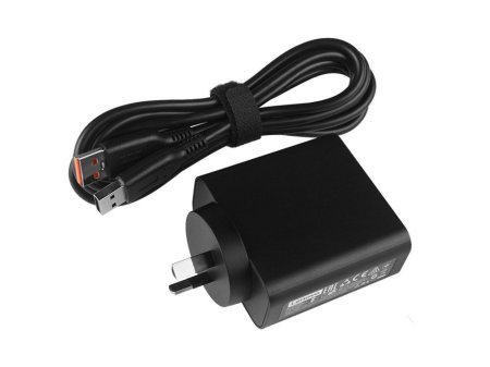 Original 65W Lenovo ADL65WCD 5A10J40300 Adapter Charger + USB Cable