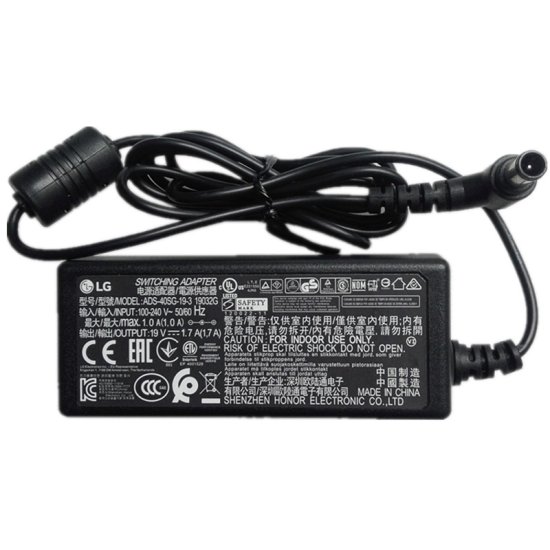 Original 32W LG Personal TV 22MT47D-Pr Adapter Charger + Free Cord