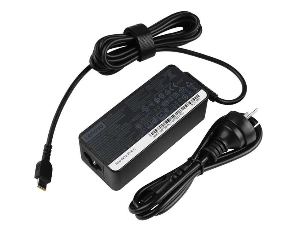 Original 45W USB-C Lenovo ThinkPad L590 20Q80001GE Adapter Charger + Free Cord - Click Image to Close