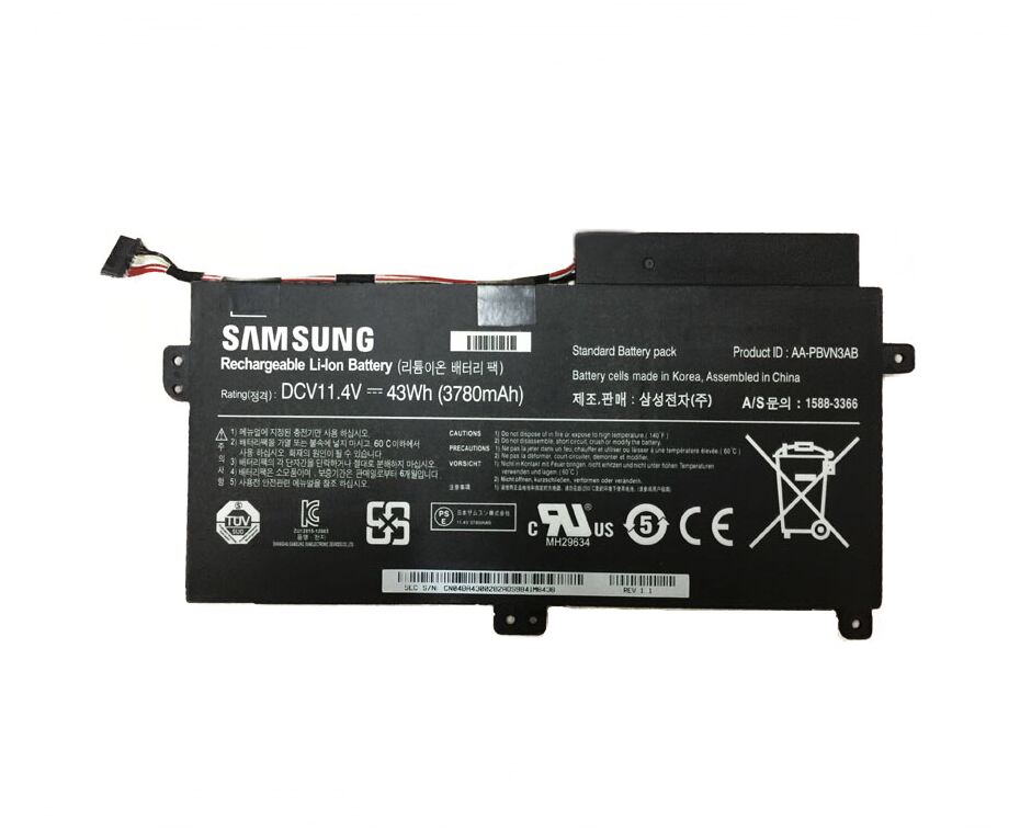 43Wh 3780mAh Original Samsung NP470R5E-K01PL NP470R5E-K01SG Battery