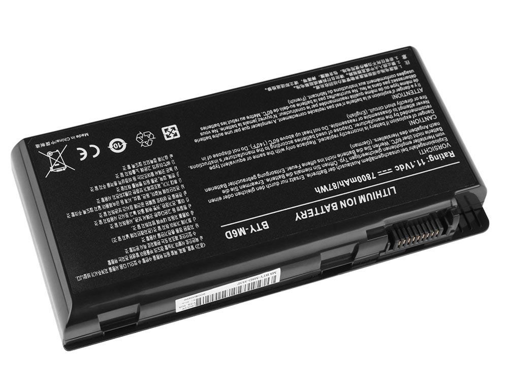 Original 7800mAh 87Wh MSI GX60 1AC-021US GX60 1AC-001FR Battery